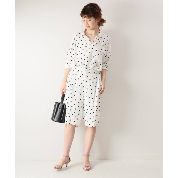 Spick and Span]ドットプリントハーフパンツ◇[品番