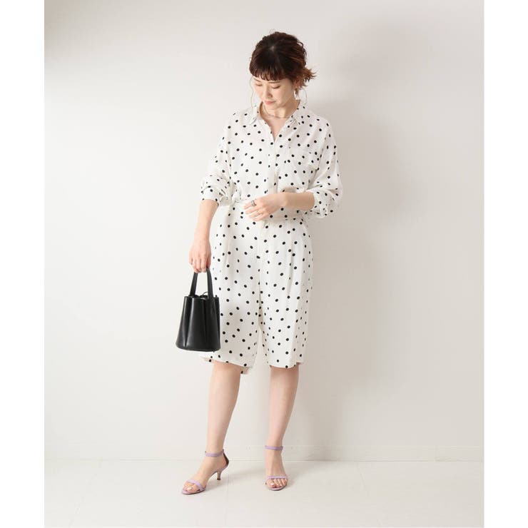 Spick and Span]ドットプリントハーフパンツ◇[品番