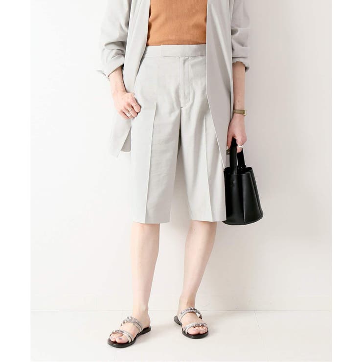 Spick and Span]コットンリネンハーフパンツ◇[品番：BYCW0003919