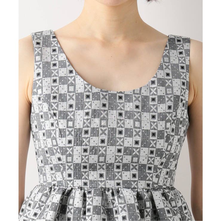 ＜Charles Chaton＞ jacquard mini dress | B.C STOCK | 詳細画像6 