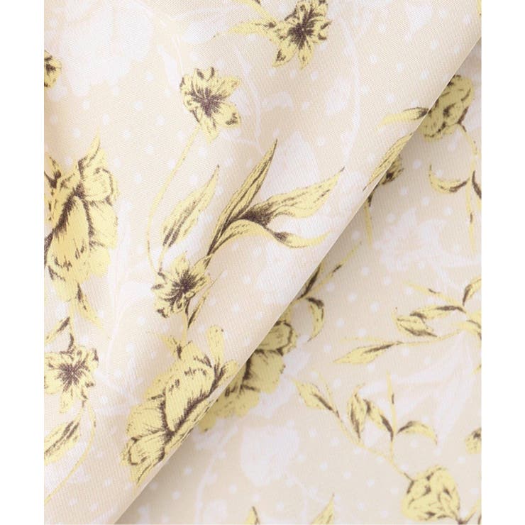 TOTALITE 花柄ワンピース Fサイズ La TOTALITE（ラトータリテ）の「2wayネックフラワープリント