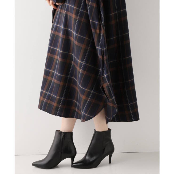 Spick and Span]#タータンチェックフレアシャツワンピ2◇[品番