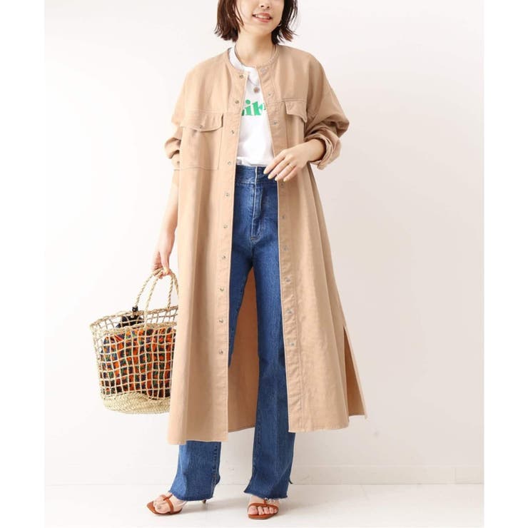 Spick and Span】コットンピケシャツワンピース2◇[品番：BYCW0004344  