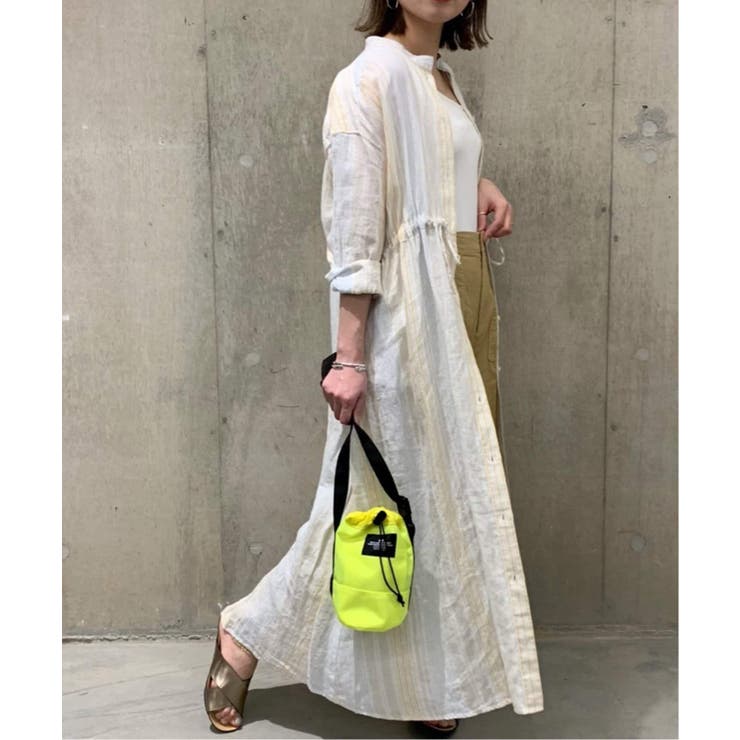 【JOURNAL STANDARD】リネンストライプ2WAYワンピース JOURNAL STANDARD】リネンストライプ2WAYワンピース◇[品番