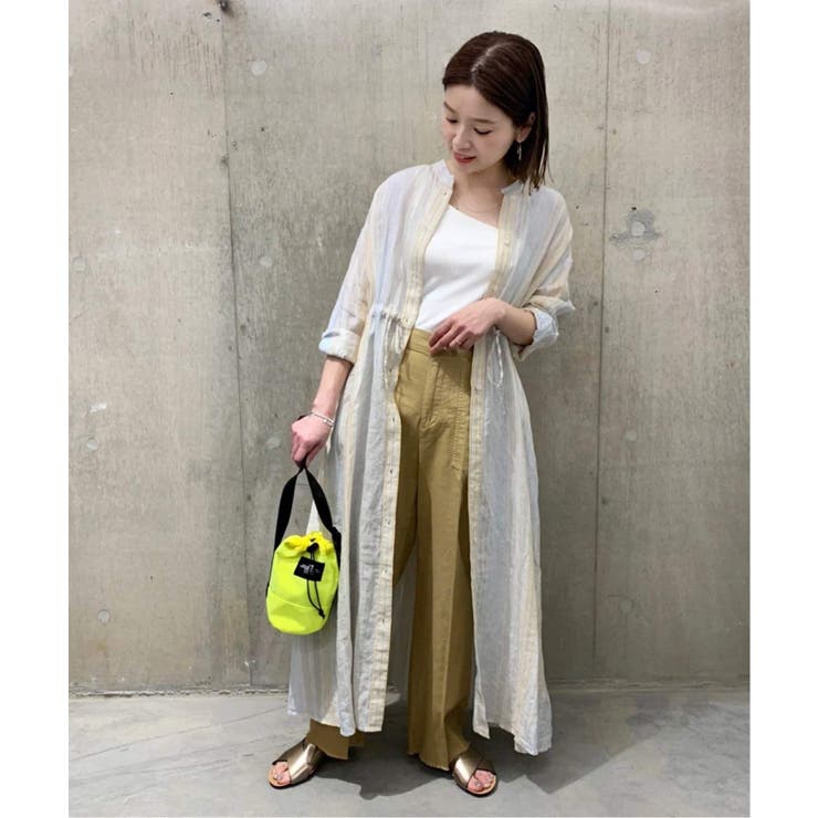 【超特価sale開催】  JOURNAL STANDARD】リネンストライプ2WAYワンピース◇[品番 ロングワンピース/マキシワンピース