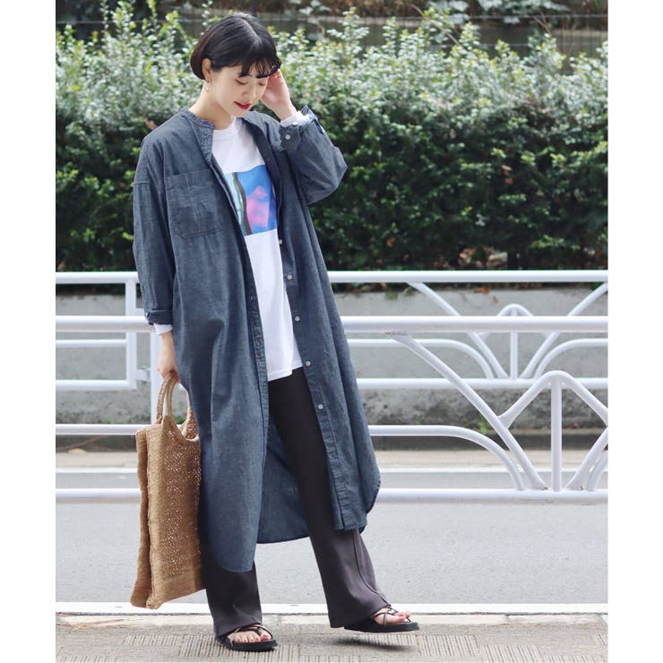 JOURNAL STANDARD＞ ライトシャンブレーシャツワンピース◇[品番 