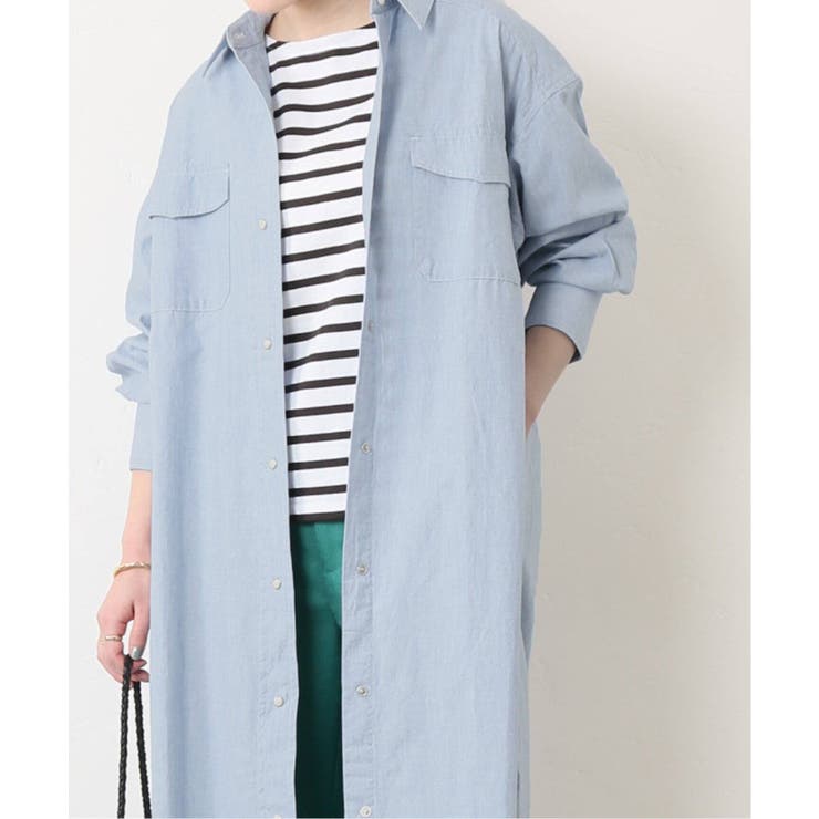 【代引可】 JOURNAL STANDARD]シャンブレーシャツワンピース◇[品番 XSサイズ以下