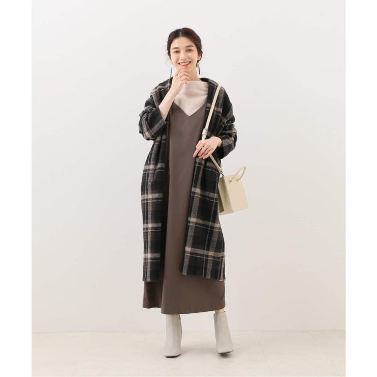✨圧巻♡美品✨ディーゼル キャミソールワンピース 迷彩 異素材　ロング丈　リボン She's Closet（シーズクローゼット）の「異素材切り替え五分袖