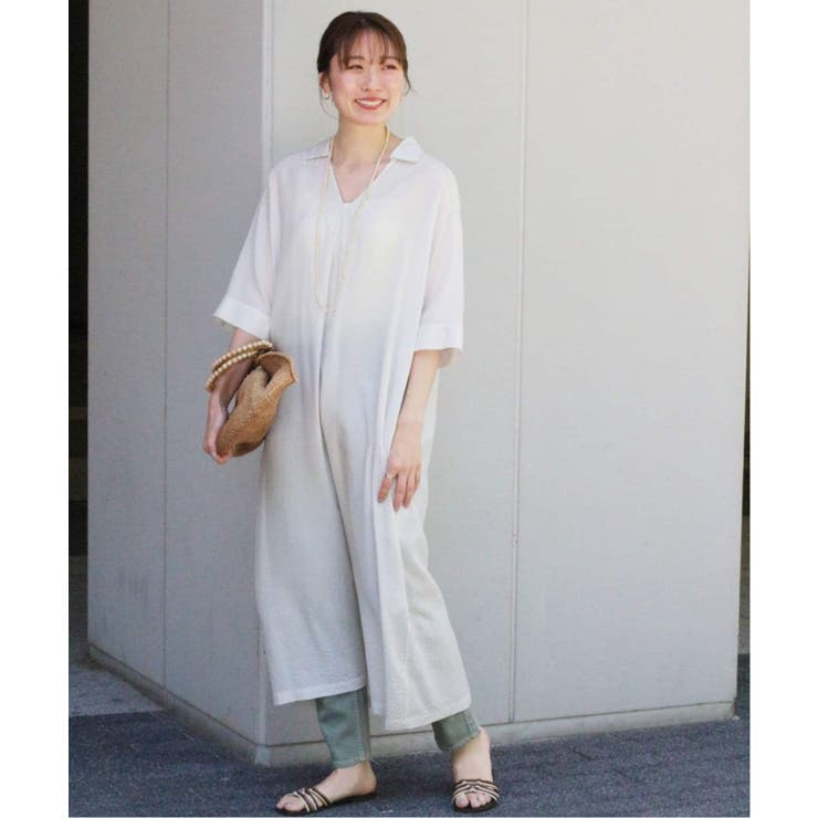極美品！ IENA ストライプワンピース IENA LA BOUCLE ストライプシャツワンピース（ワンピース
