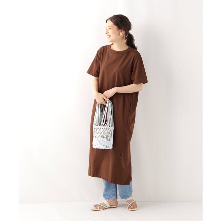 unfil/ アンフィル】ORGANIC COTTON Tシャツワンピース[品番