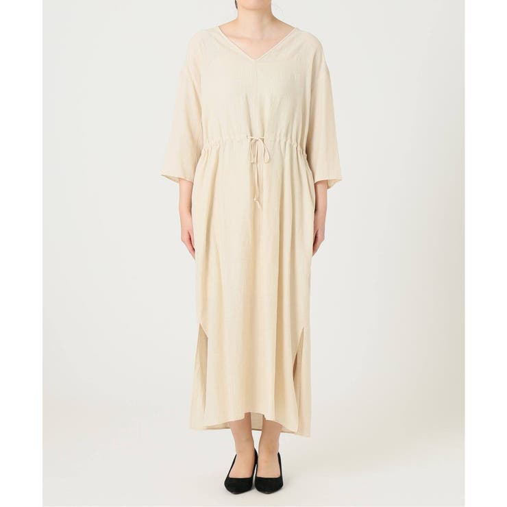 SLOBE IENA】ウエストギャザーワンピース◇[品番：BYCW0004569]｜B.C  