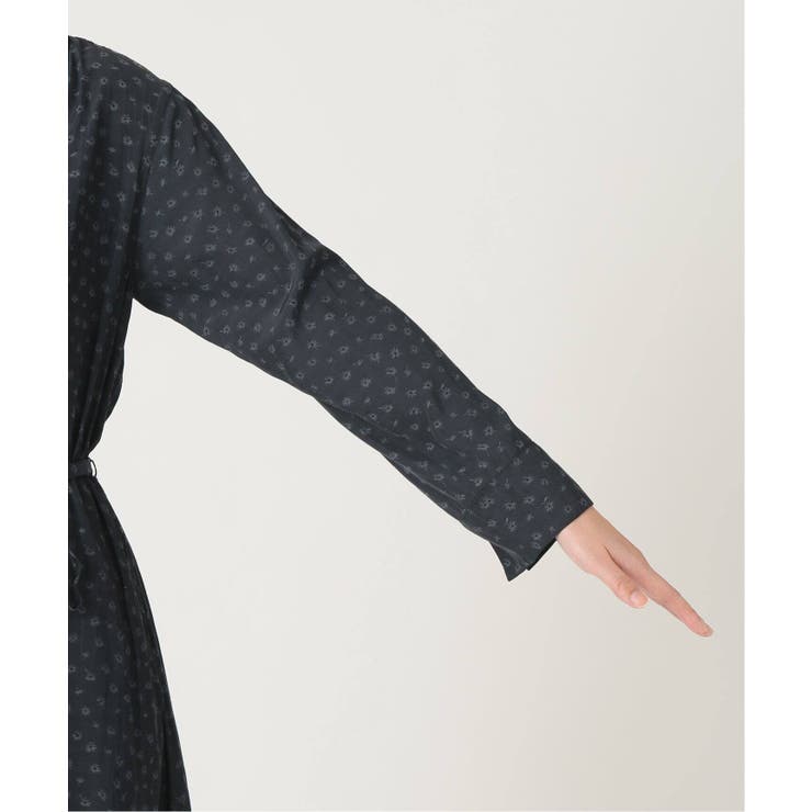 SLOBE IENA】襟付きカッセンジャガードワンピース◇[品番