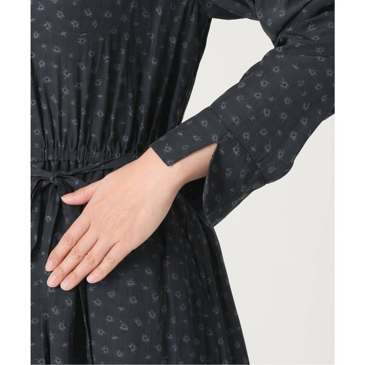 SLOBE IENA】襟付きカッセンジャガードワンピース◇[品番