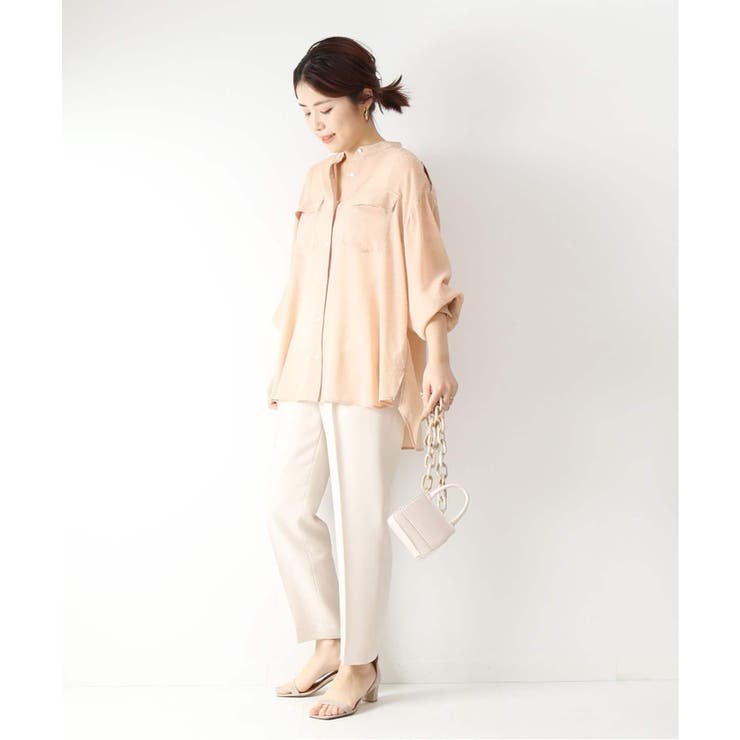 Spick and Span】ドットフロッキーワークシャツ[品番