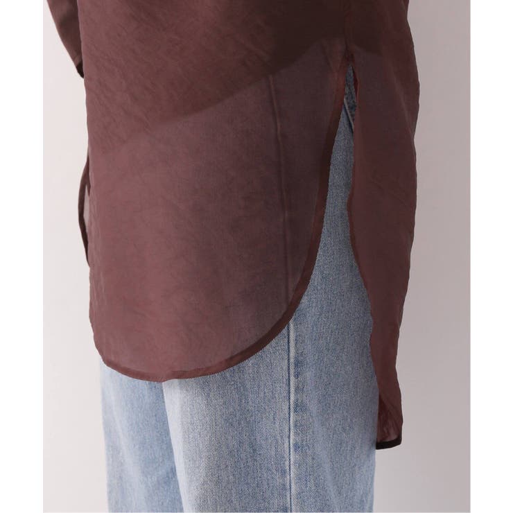 Spick &amp; Span - Spick&amp;Span シースルードレスシャツ Spick & Span（スピックアンドスパン）の「シースルードレス