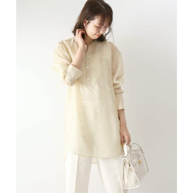 Spick and Span]シースルードレスシャツ◇[品番：BYCW0003928]｜B.C  