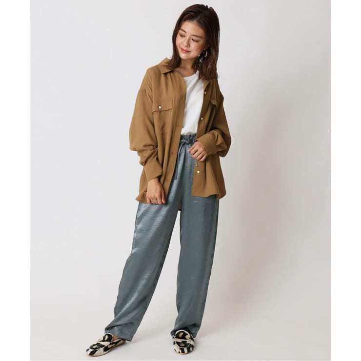 U by SPICK&SPAN＞ オーバーレギュラーシャツ◇[品番：BYCW0009828 
