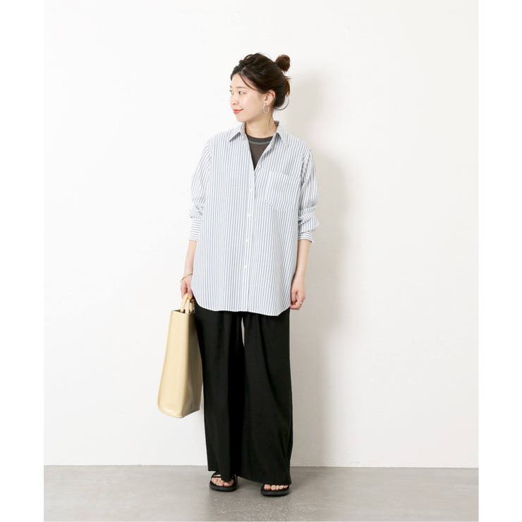JOURNAL STANDARD]リヨセルコンバックスリットシャツ◇[品番 