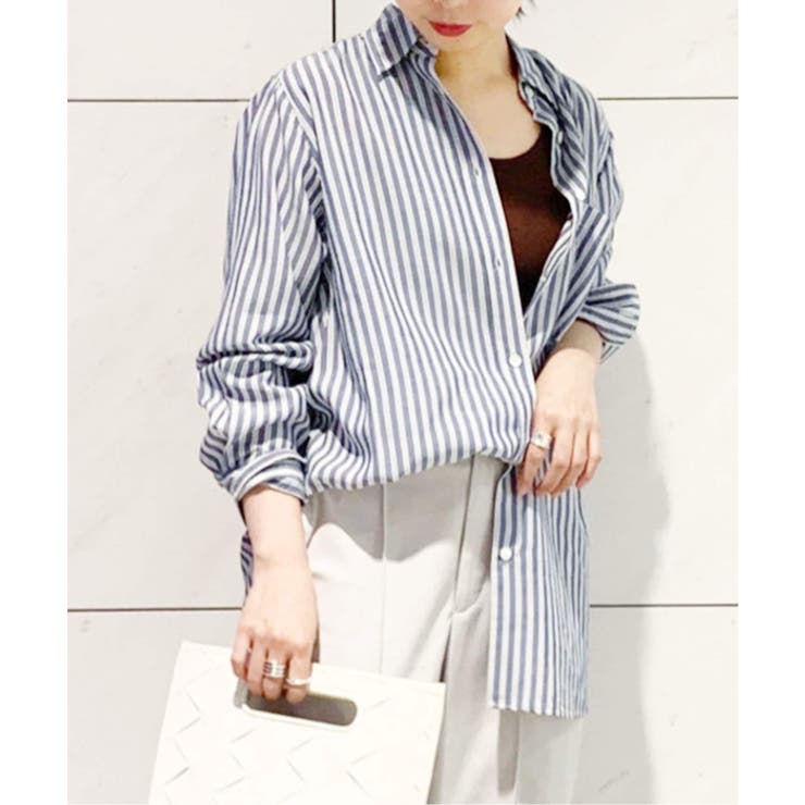 JOURNAL STANDARD]リヨセルコンバックスリットシャツ◇[品番 
