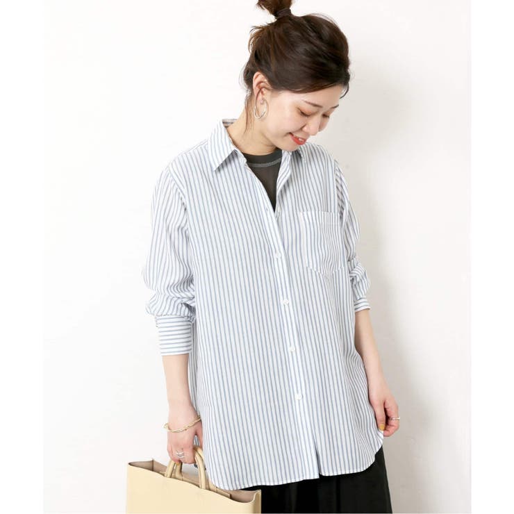 いいスタイル JOURNAL STANDARD]リヨセルコンバックスリットシャツ◇[品番 トップス