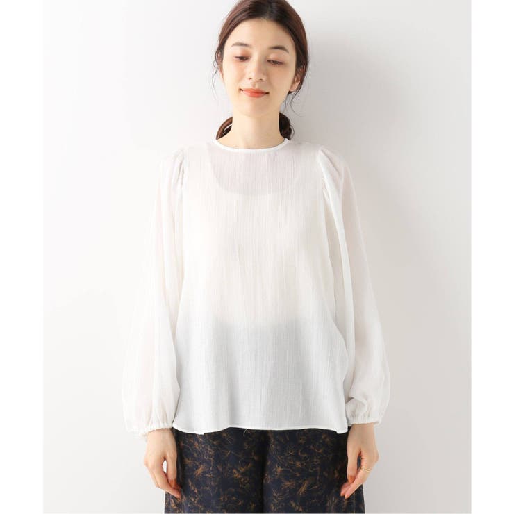 La Totalite＞ バックリボンボリュームスリーブブラウス◇[品番