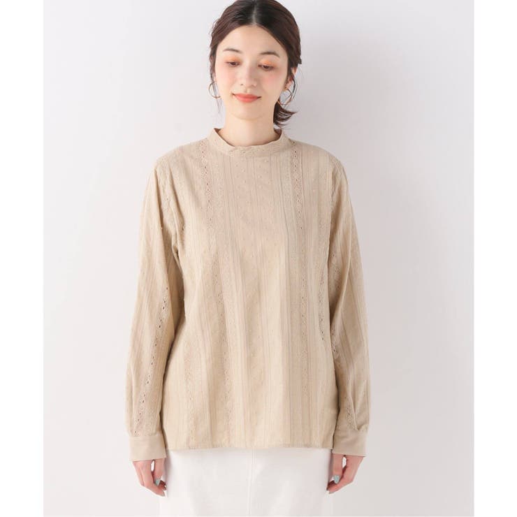 Spick and Span]ドビーロンレースブラウス◇[品番：BYCW0003934]｜B.C