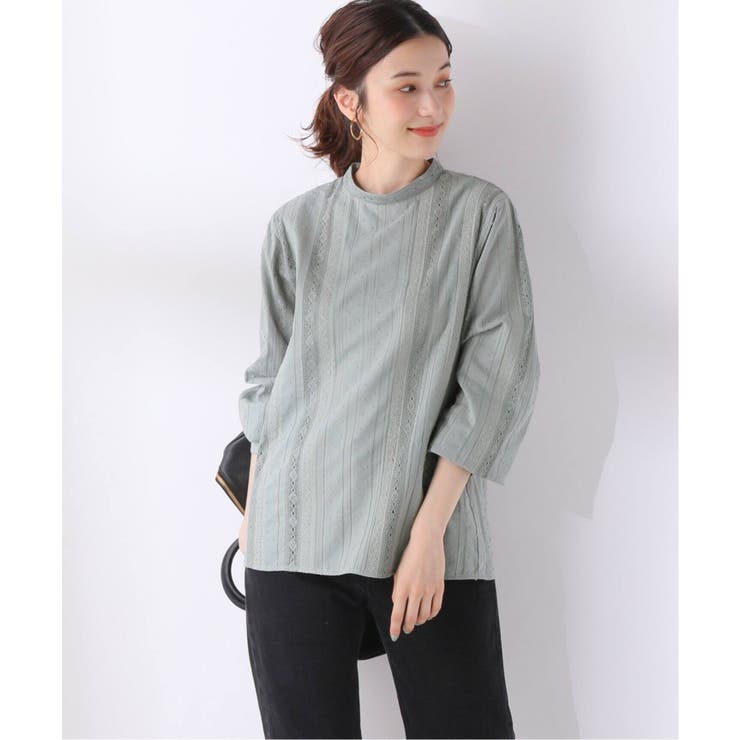 【Time sale】Spick and Span ドビーロンレースブラウス Spick and Span]ドビーロンレースブラウス◇[品番：BYCW0003934]｜B.C