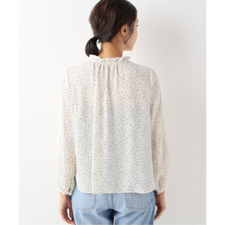 B C Stock ベーセーストック ランダムドットチビフリルブラウス 品番 Bycw B C Stock ベーセーストック のレディースファッション通販 Shoplist ショップリスト