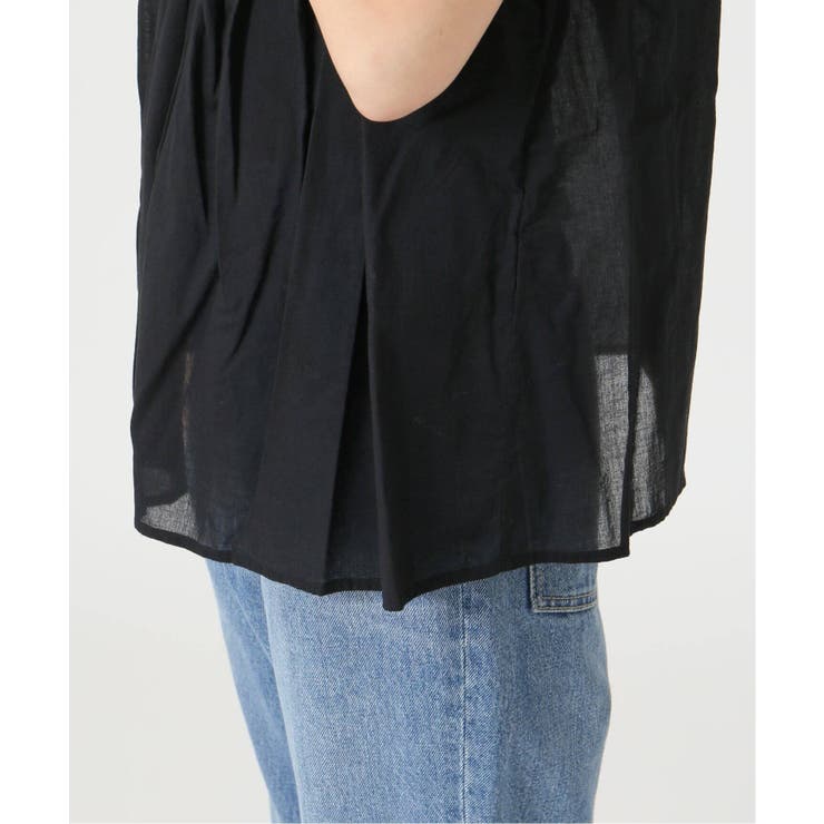 SLOBE IENA】コットンボイルラッフルブラウス◇[品番
