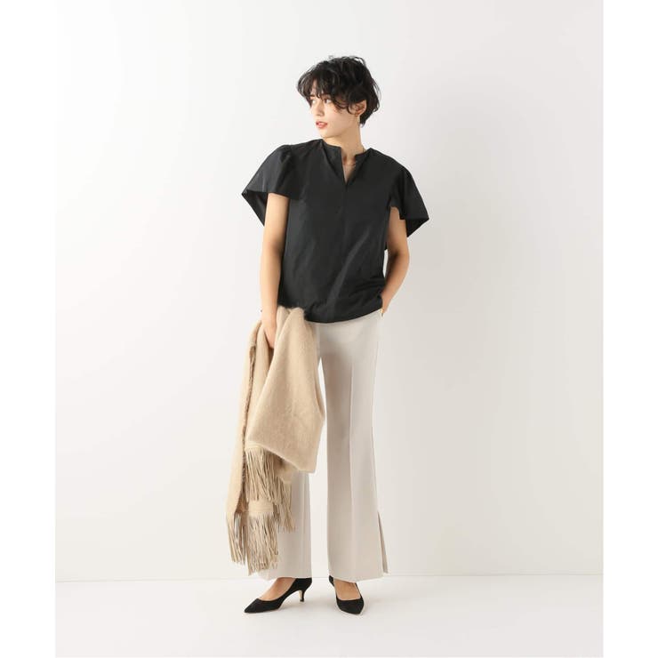 VERMEIL par iena ダンボールニットドルマンフレアワンピース STYLE