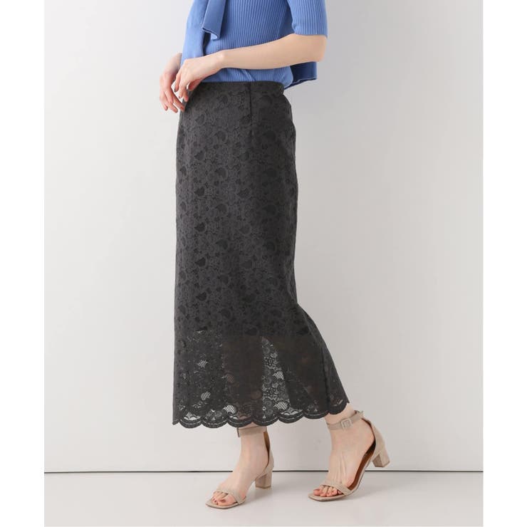 spick&span スピック&スパン フレームワーク フラワー レーススカート セール】≪追加≫カットワークレーススカート5◇（スカート）｜U