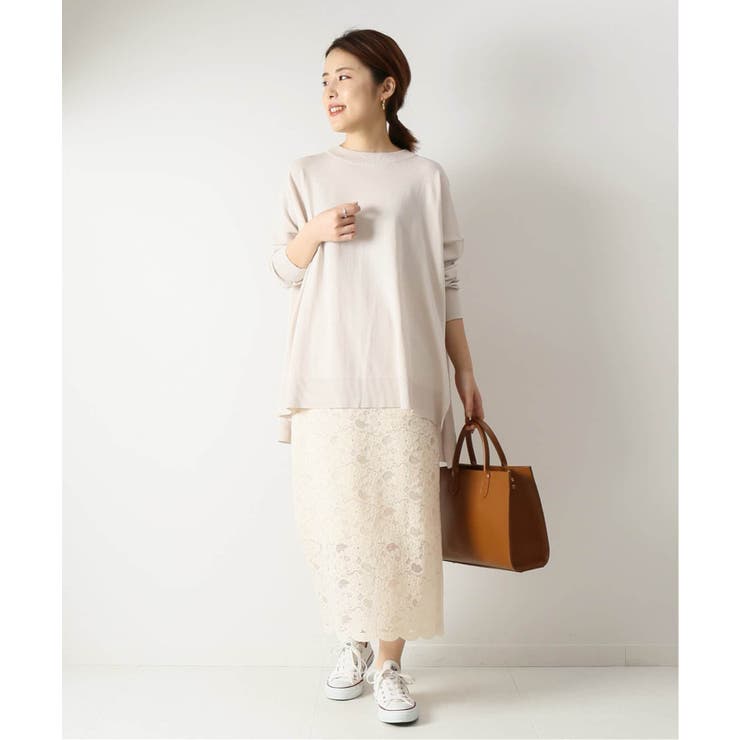 Spick and Span】フラワーレーススカート◇[品番：BYCW0004350]｜B.C  