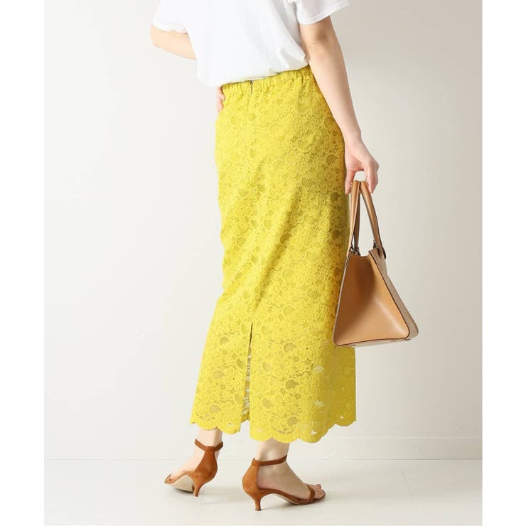 Spick and Span】フラワーレーススカート◇[品番：BYCW0004350]｜B.C  