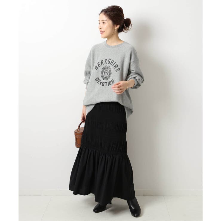 若者の大愛商品 Spick 【JUST】シャーリングロングスカート◇[品番 Span＞ and スカート