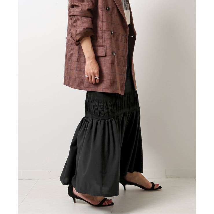Spick and Span＞ 【JUST】シャーリングロングスカート◇[品番