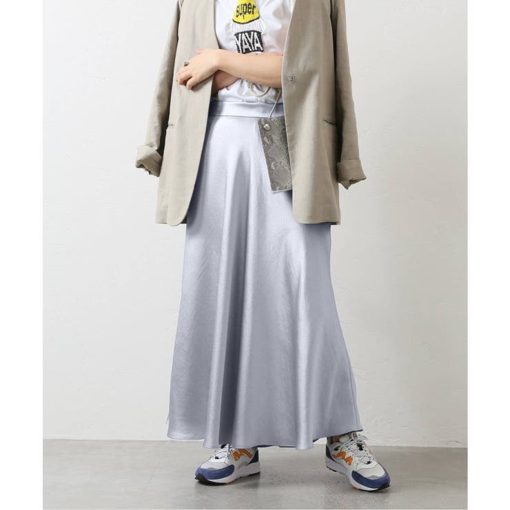 JOURNAL STANDARD】ポリエステルサテンフレアスカート◇[品番 JOURNAL STANDARD】ポリエステルサテンフレアスカート◇[品番