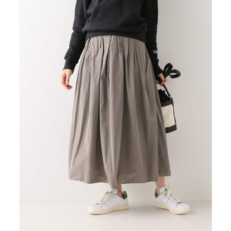 メモリーポリランダムタックスカート[品番：BYCW0003360]｜B.C STOCK  