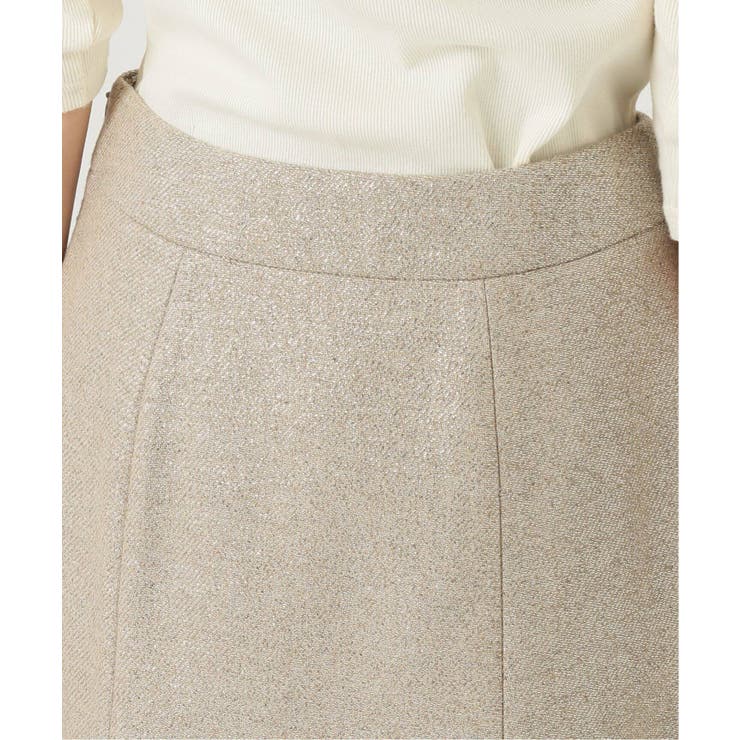 IENA＞ ブライトウールデザインスカート◇[品番：BYCW0010180]｜B.C