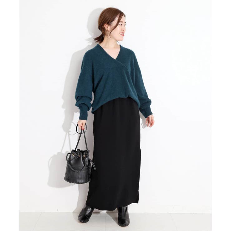 VERMEIL par iena＞ ゴムマルチスリットロングスカート◇[品番