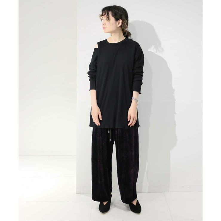 JOURNAL STANDARD - CITYSHOP  SLIT RIB-LAYERED カットソー CITYSHOP（シティーショップ）の「SLIT RIB-LAYERED カットソー