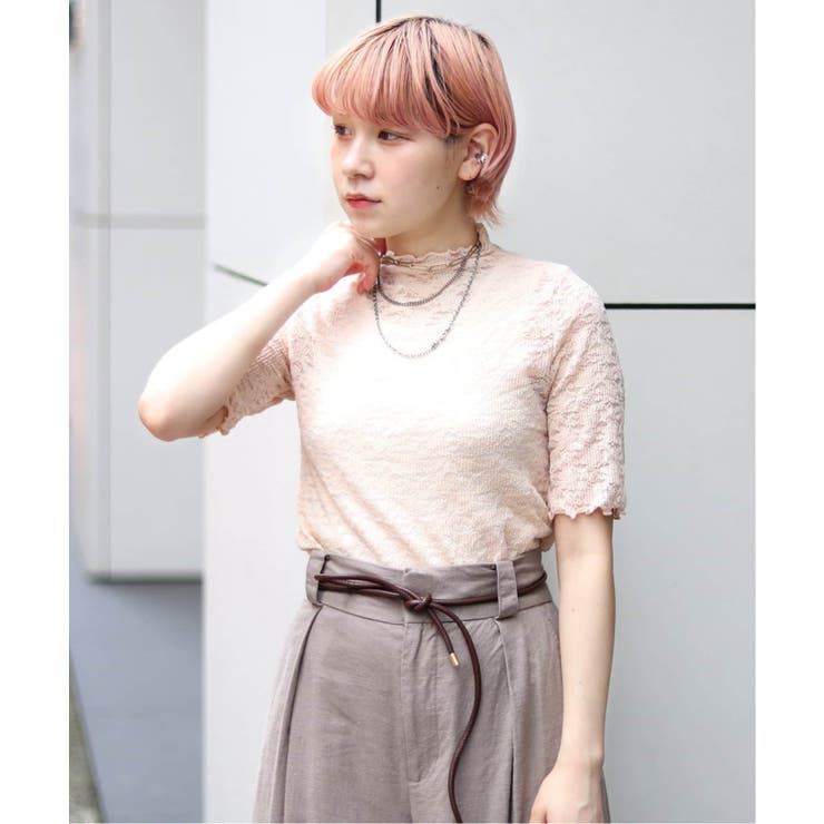 ナチュラル | JW ストレッチレーストップス◆ | B.C STOCK