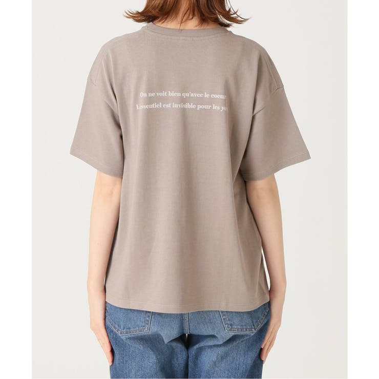 IENA Le Petit Prince ロゴTシャツ C  ナチュラル