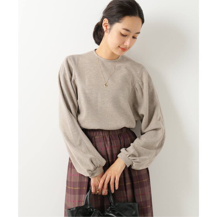 IENA＞ ボリュームスリーブプルオーバー◇[品番：BYCW0012008