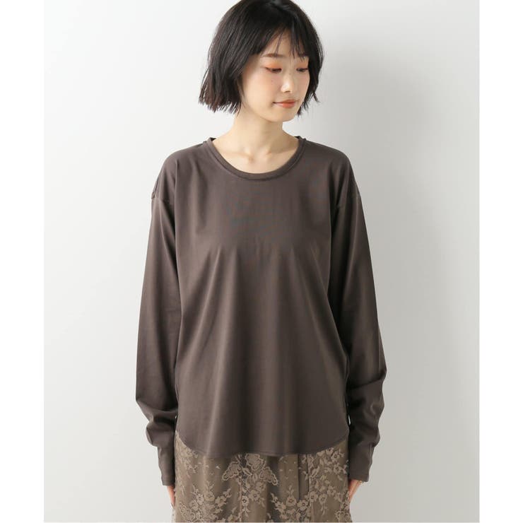 IENA 【Loro/ローロ】 DOUBLEU ネックTシャツ IENA】【Loro/ローロ】 DOUBLE U ネックTシャツ[品番