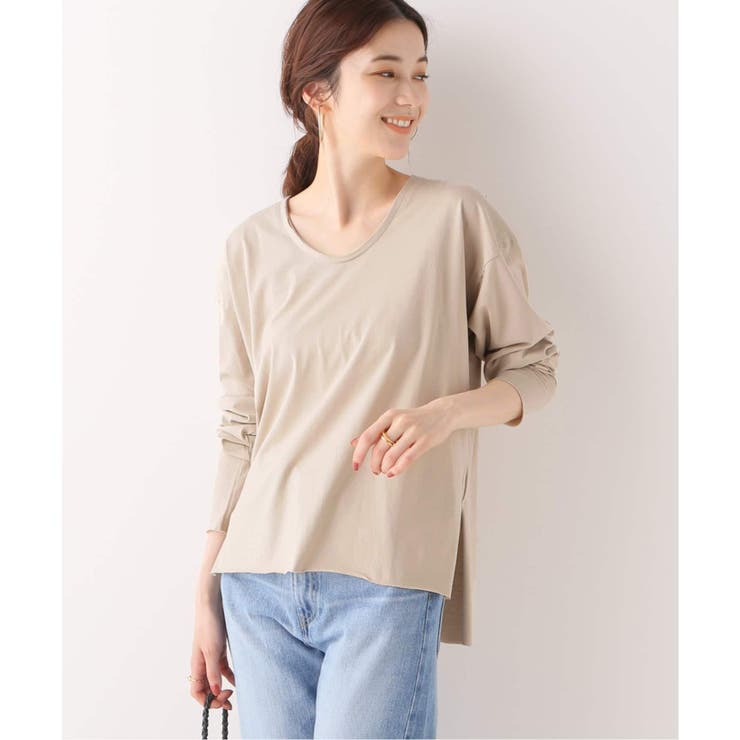 福袋 セール IENA】【Loro/ローロ】 ネックTシャツ[品番 U DOUBLE トップス