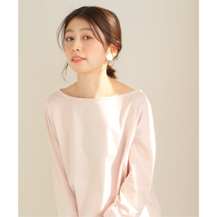 SLOBE IENA＞ ラウンドテールロングTEE◇[品番：BYCW0012009
