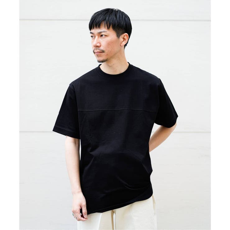 EDIFICE>GIZA * SUVIN クルーネック Tシャツ[品番