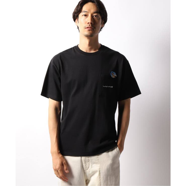 【開店記念セール！】 ワンポイント刺繍Tシャツ[品番：BYCW0008088]｜B.C STOCK（ベー Lサイズ