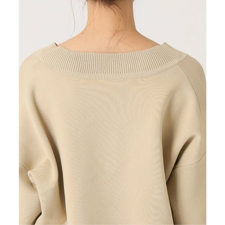 Spick &amp; Span - Spick and SpanラインVプルオーバー Spick and Span]#コットンスムースライン Vプルオーバー◇[品番