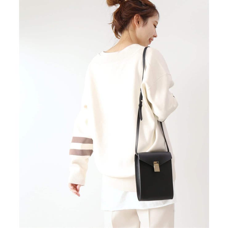 Spick & Span - ｽﾋﾟｯｸｱﾝﾄﾞｽﾊﾟﾝ   ラインVプルオーバー Spick and Span]#コットンスムースライン Vプルオーバー◇[品番